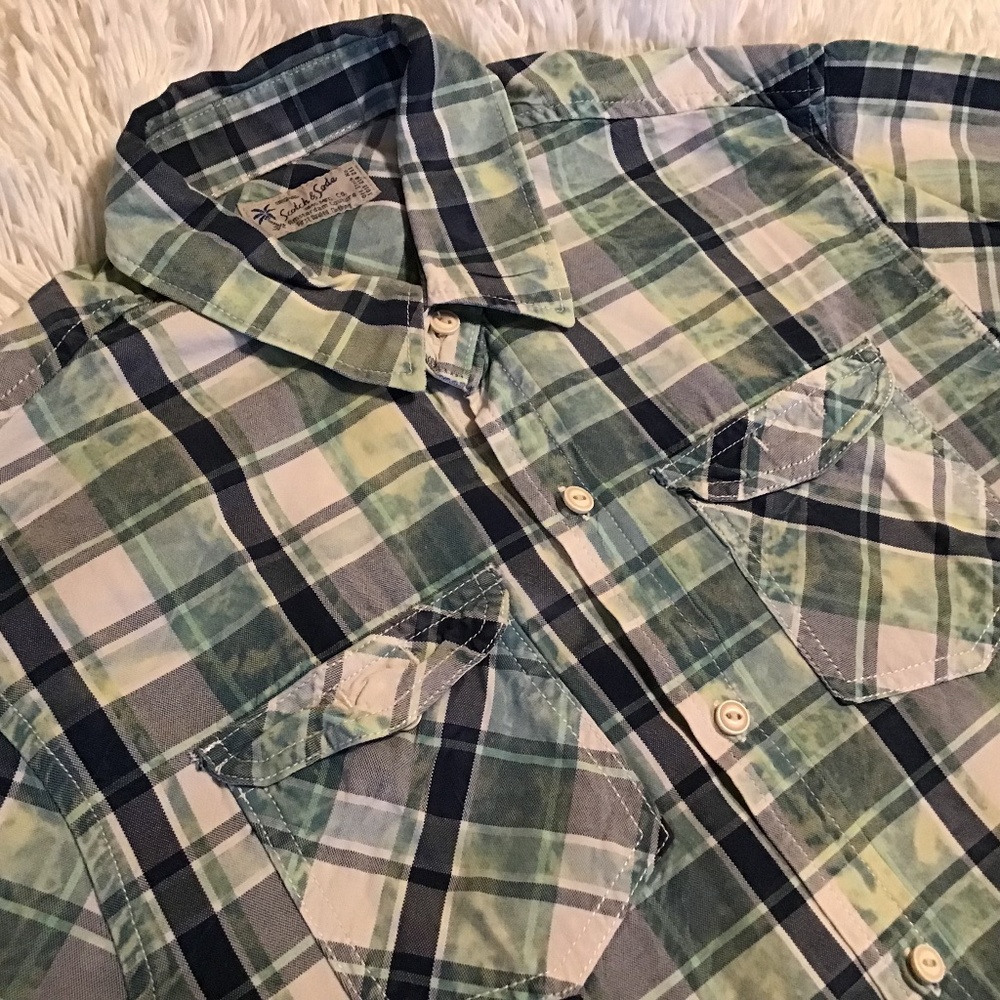 Scotch & Soda Men’s Plaid Shirt Long Sleeved size M
